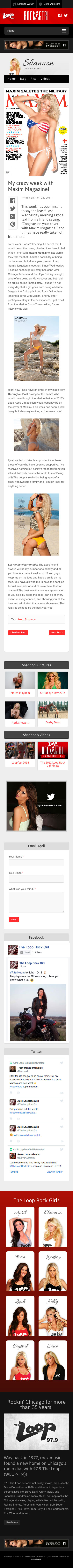 The Loop Rock Girl - Sample Post - iPhone View