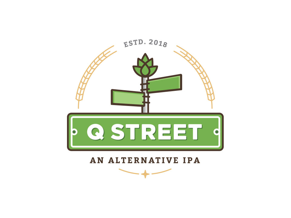 Q Street Beer - Concept Logo