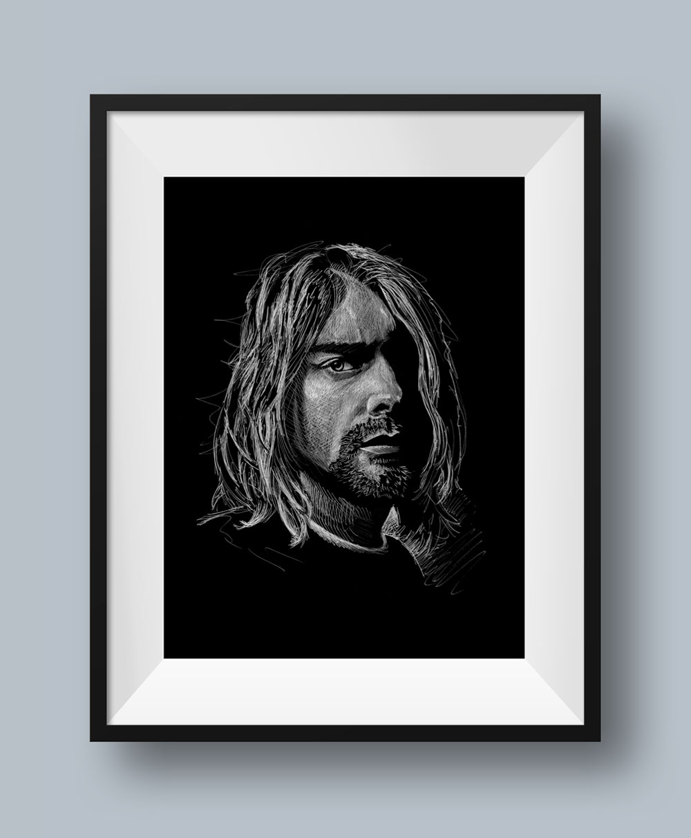 Kurt Cobain Illustration